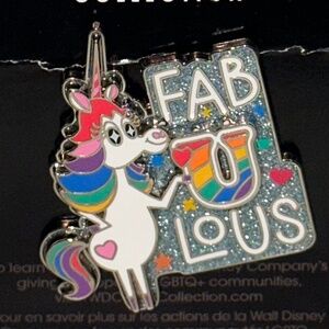 🦄 Disney Inside Out UNICORN FabUlous Pin Disney Pixar PRIDE Collection Pin 2023